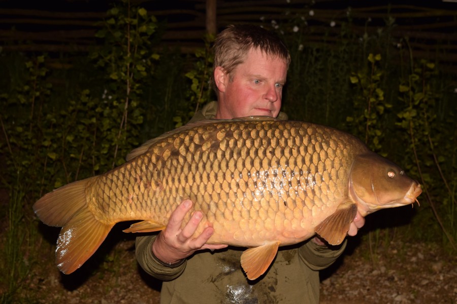 Michael in Stock Pond with Brizzle @ 30lb 12oz