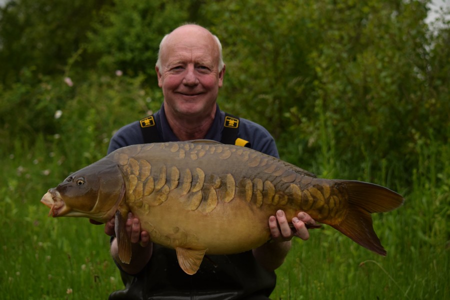 Paul in Stock Pond with White Spot 26lb 12oz